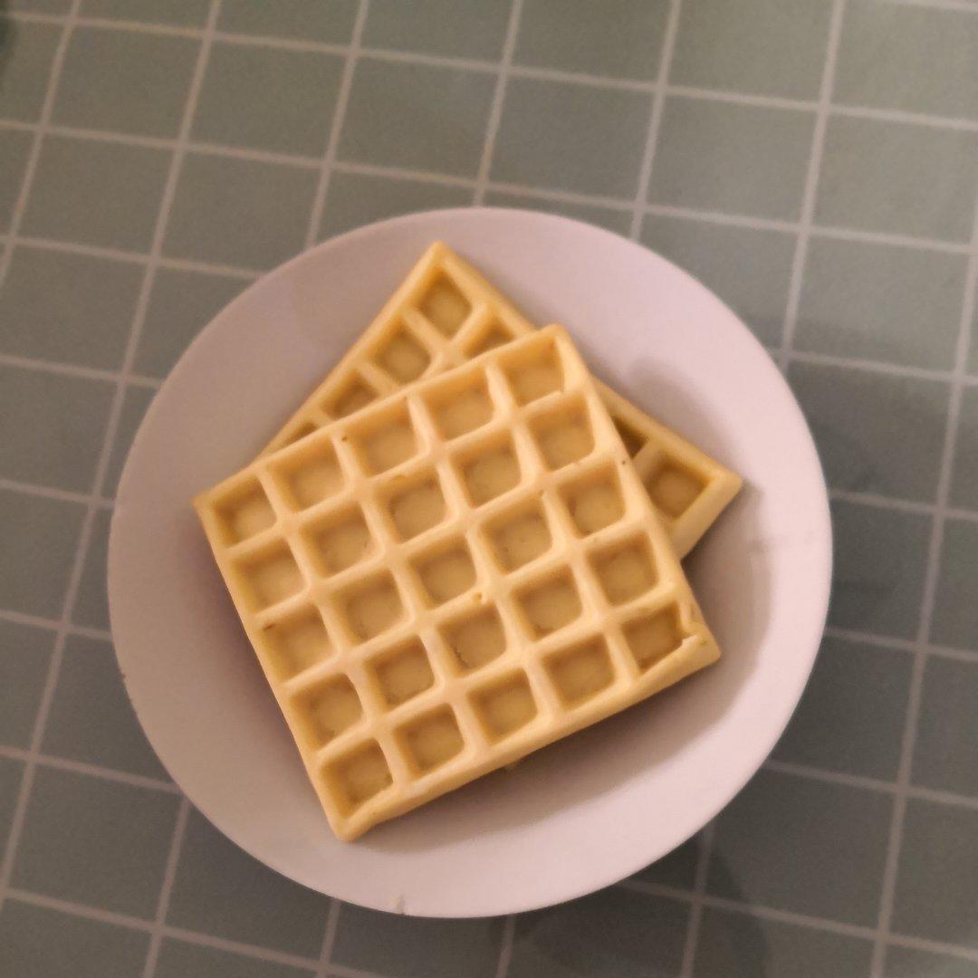 ㊙️健康食谱‼️粗粮细吃的玉米面华夫饼‼️