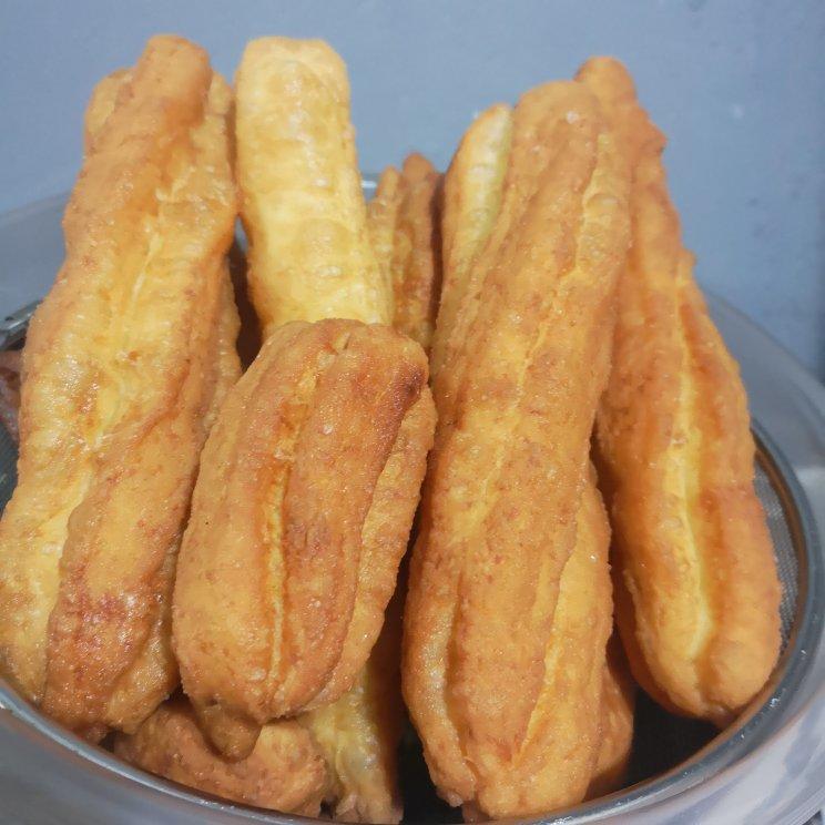自制无泡打粉油条
