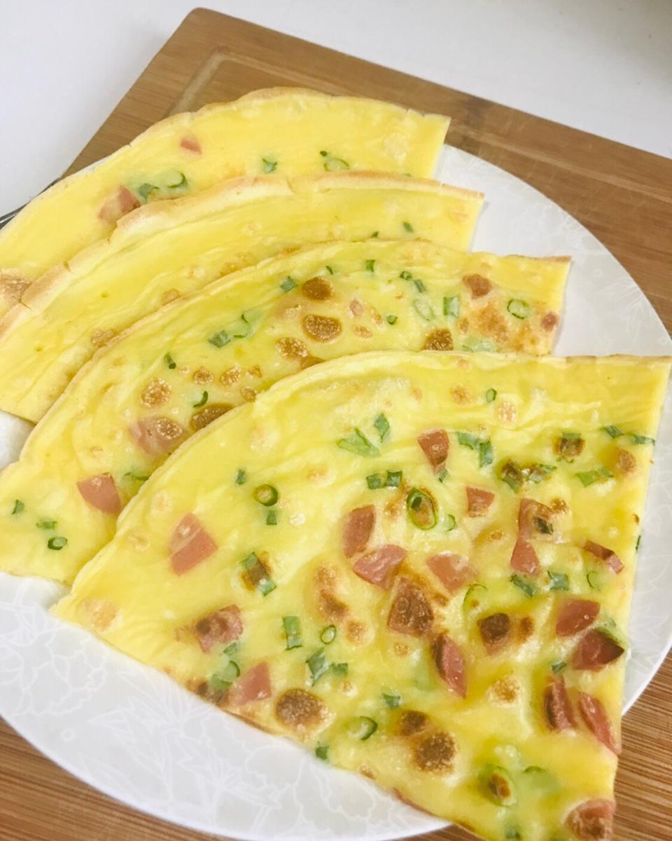 葱花鸡蛋饼
