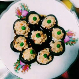 豆腐肉末酿香菇