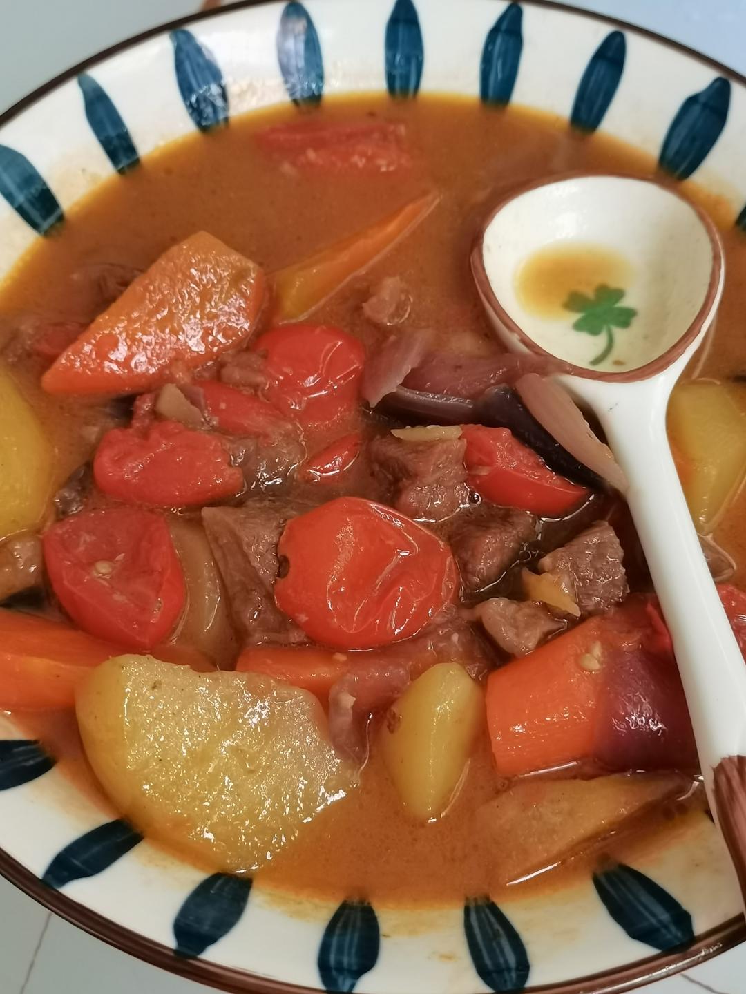 番茄土豆炖牛腩