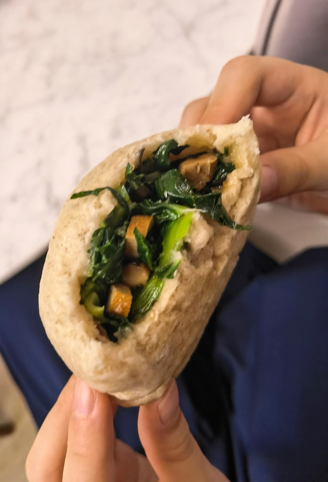 青菜香菇包（苏式净素菜包）