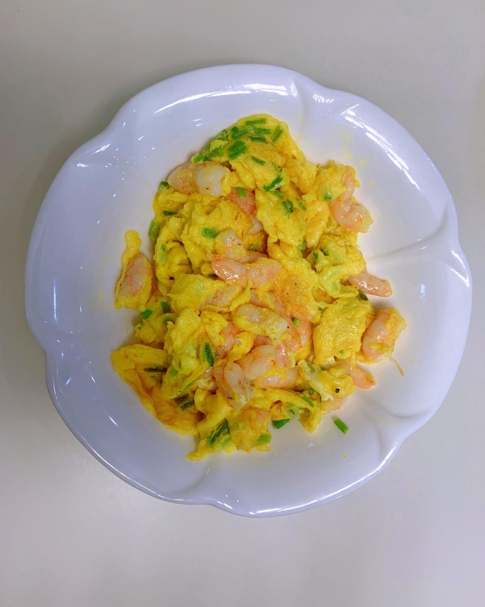 香嫩鲜虾滑蛋