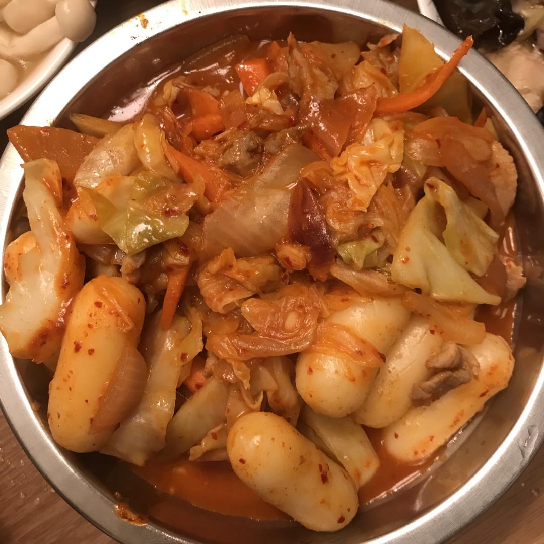 韩式辣炒年糕（or网红芝士套路之芝心年糕）