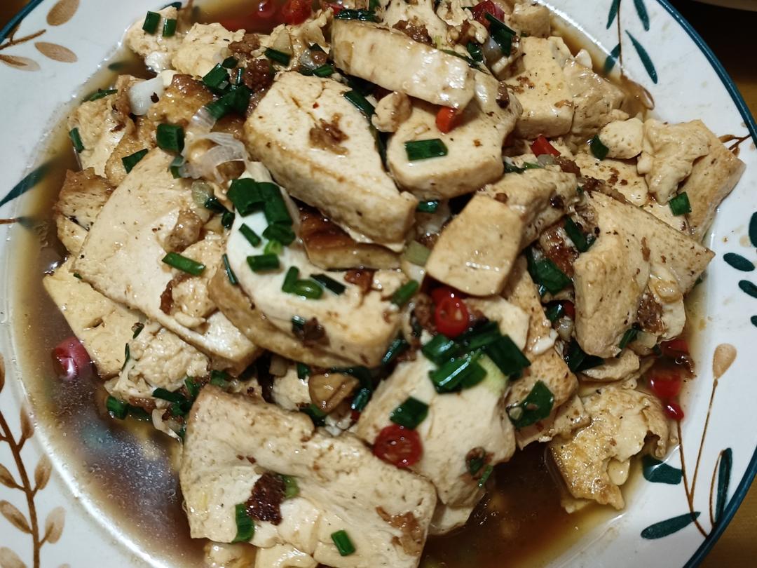 蒜香煎豆腐 炒鸡无敌美味