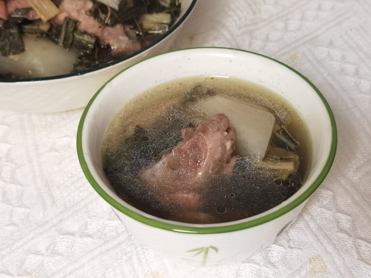 秘制㊙️美味菜干汤❤️的做法