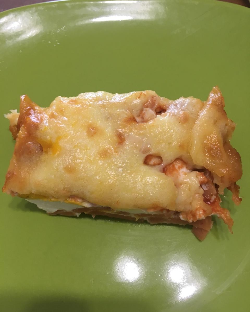 只需摆好材料去微波！惊艳全家的早餐端上桌：香肠奶酪烘蛋