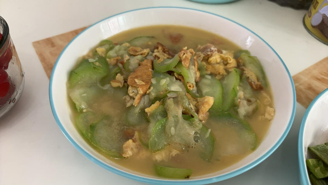 简单快手，五分钟搞定的丝瓜炒蛋