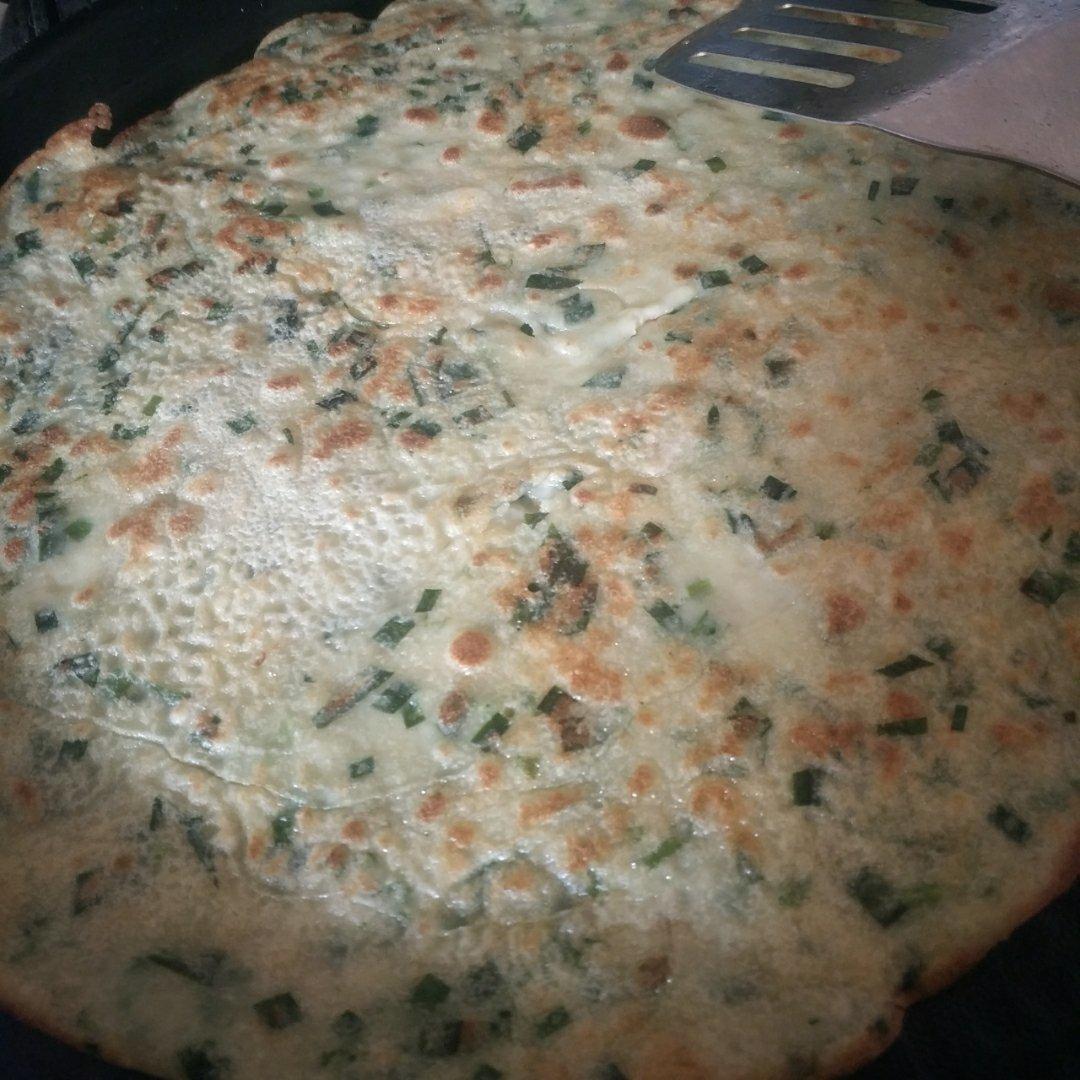 韭菜鸡蛋摊饼