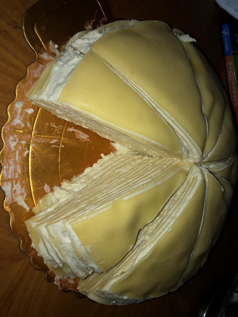 queenie1sqx做的原味千层蛋糕