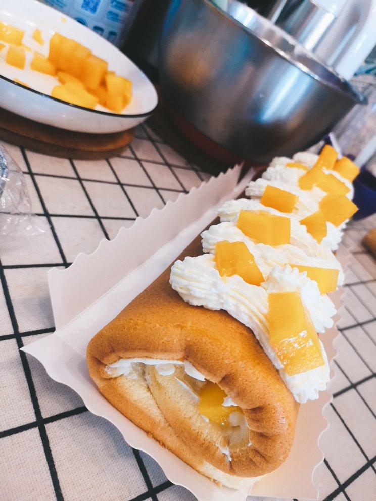 【北鼎品牌公开课】不易裂的戚风蛋糕卷（百香果芒果&芋泥肉松两种口味）