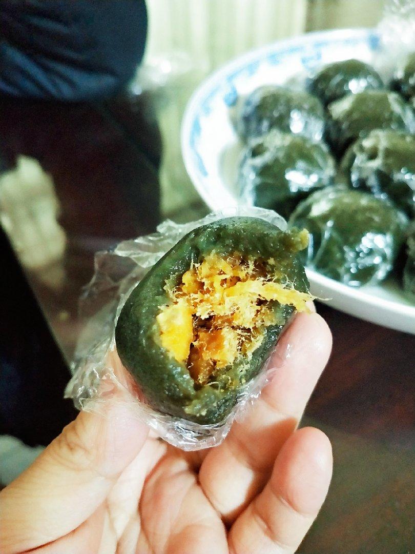 🔥超好吃肉松蛋黄青团-Q弹软糯不粘不塌