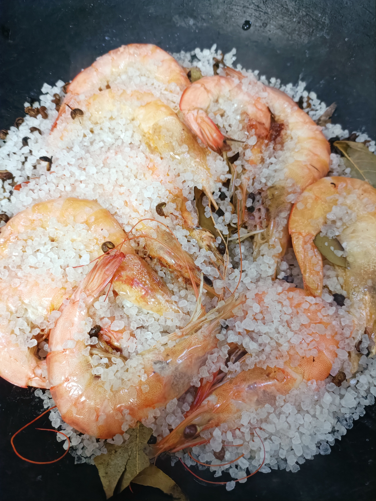 盐焗大虾的做法