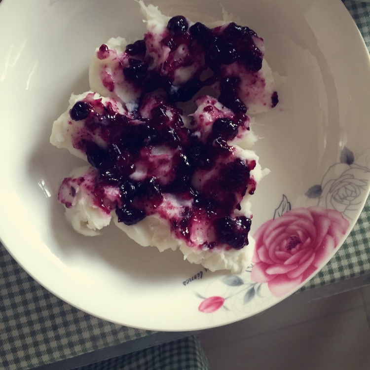 蓝莓山药泥