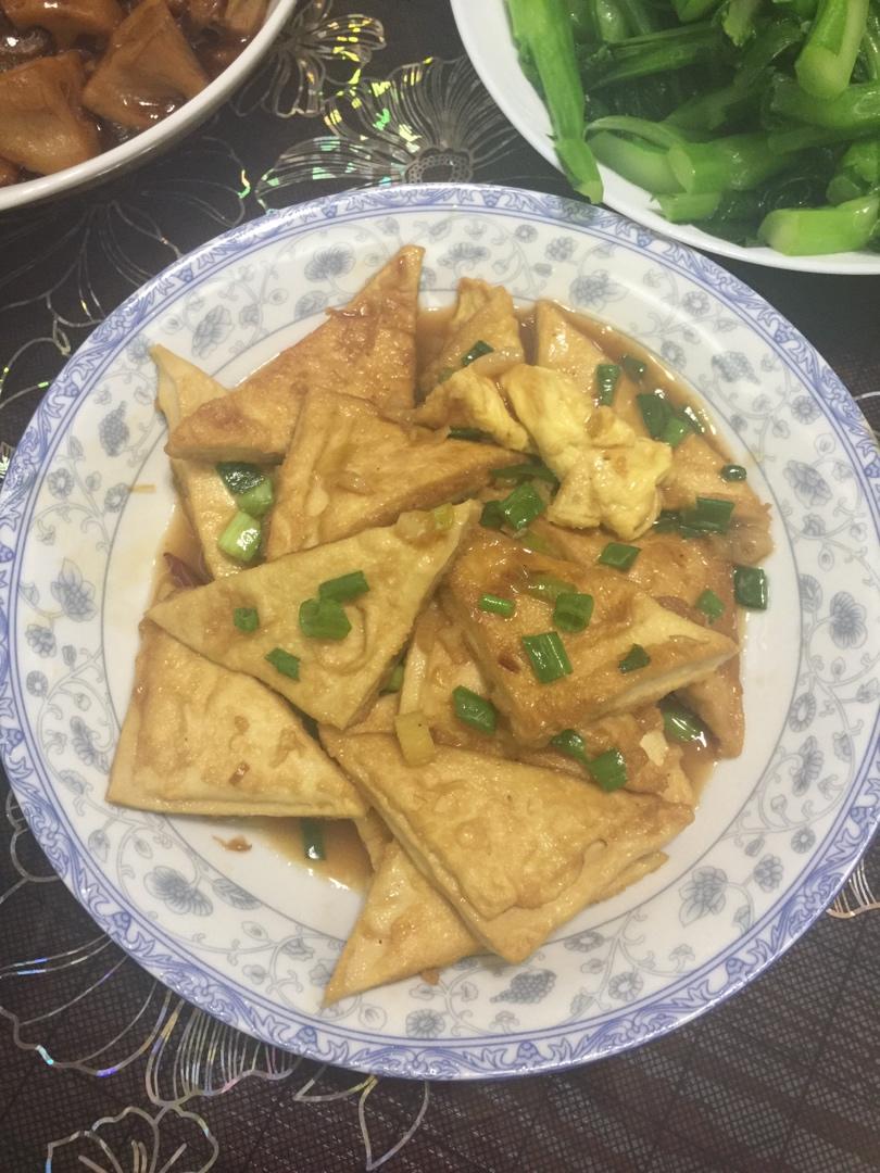 焖煎豆腐