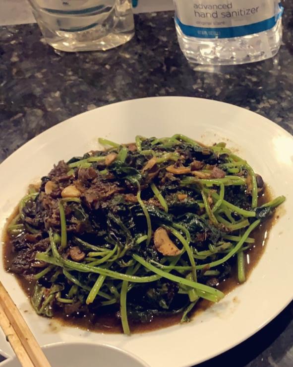 豆豉鲮鱼油麦菜