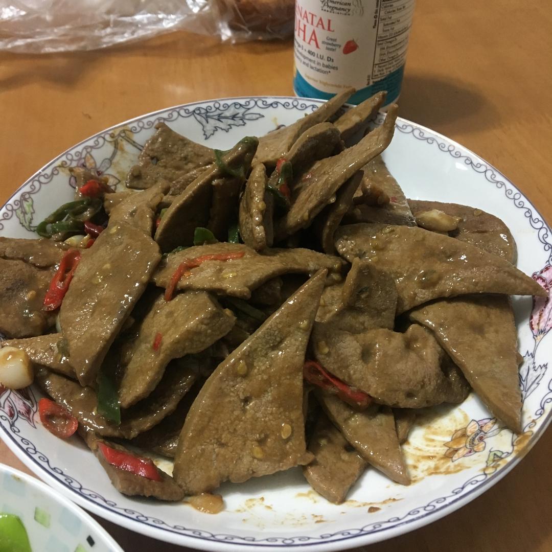 嫩炒猪肝