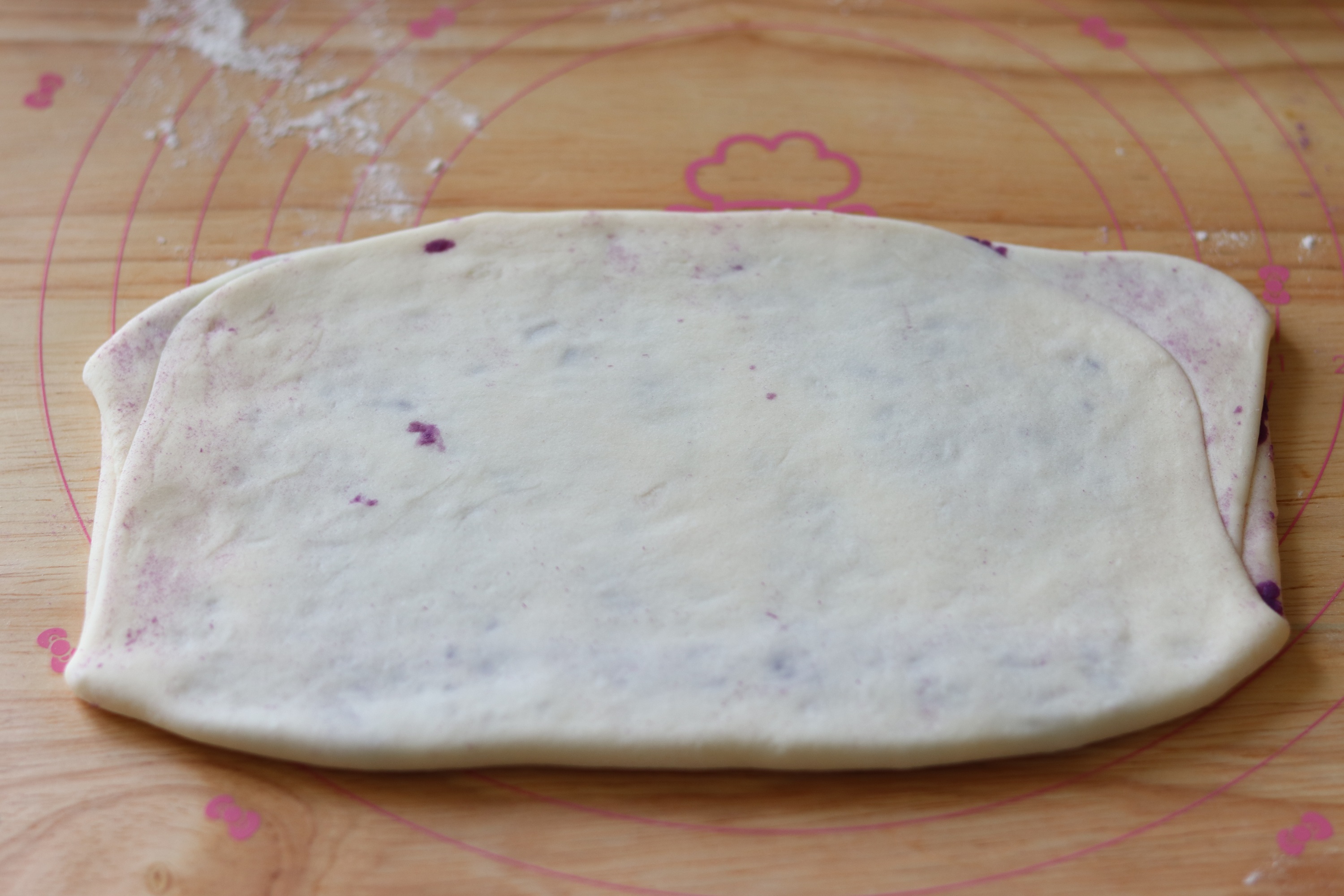 紫薯馅/豆沙馅花卷的做法 步骤7
