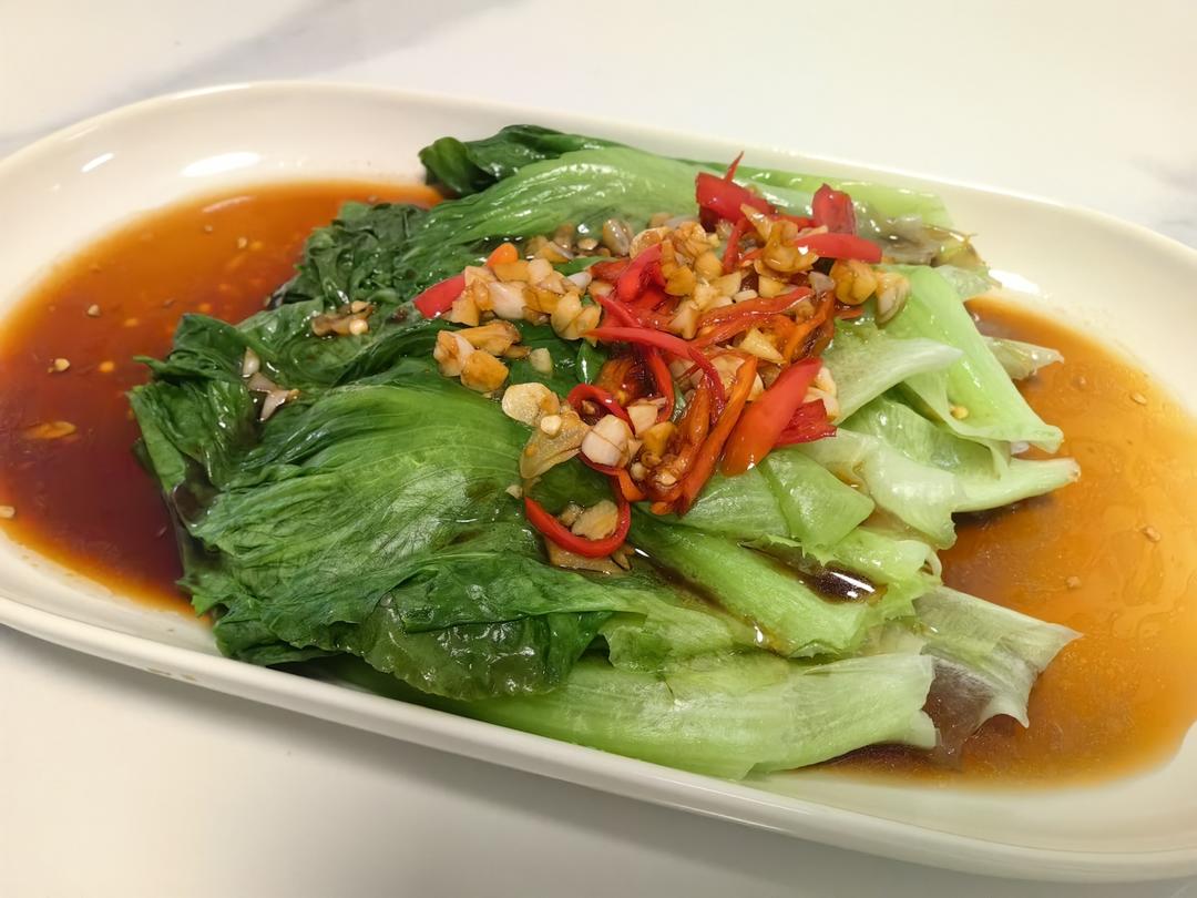 广式白灼生菜(酒店配方)