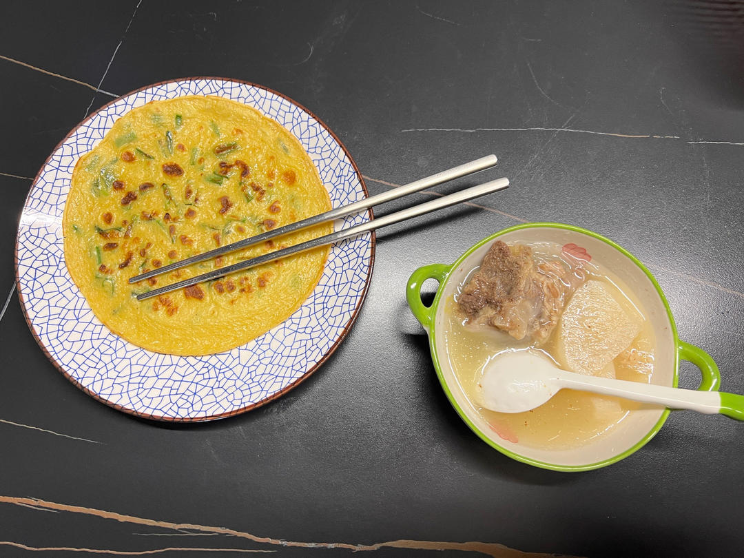 葱花蛋饼（快手营养早餐）