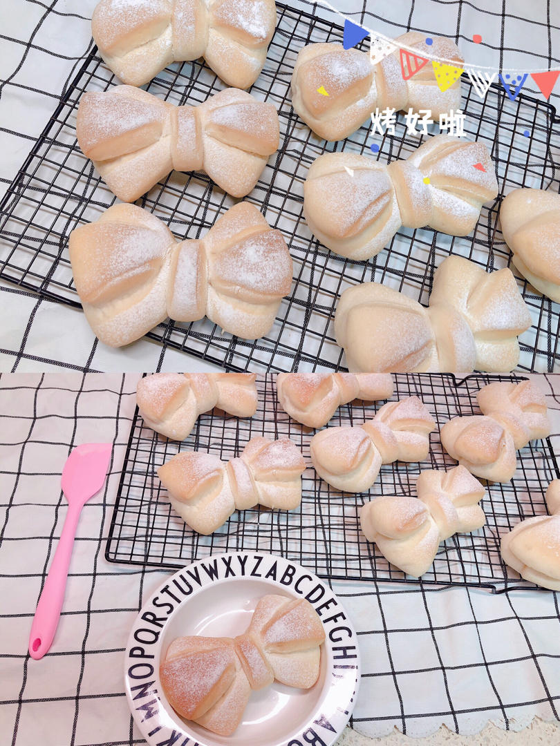 甜蜜少女心-蝴蝶结面包