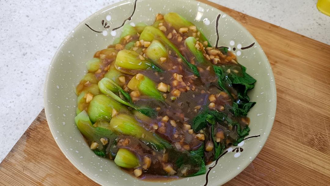 🔥比肉好吃的蒜蓉蚝油菜心！好吃不胖系列