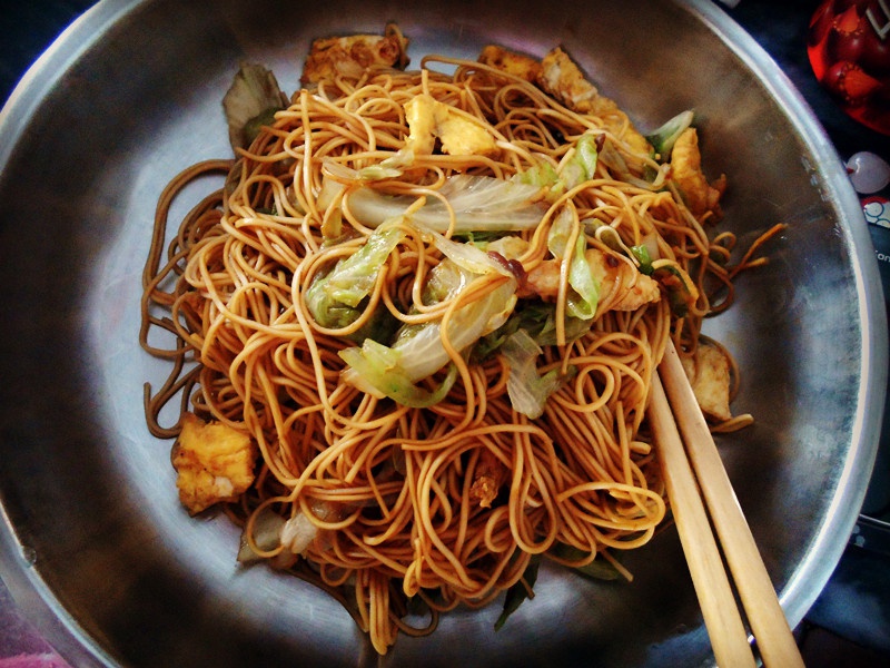 蔬菜炒面