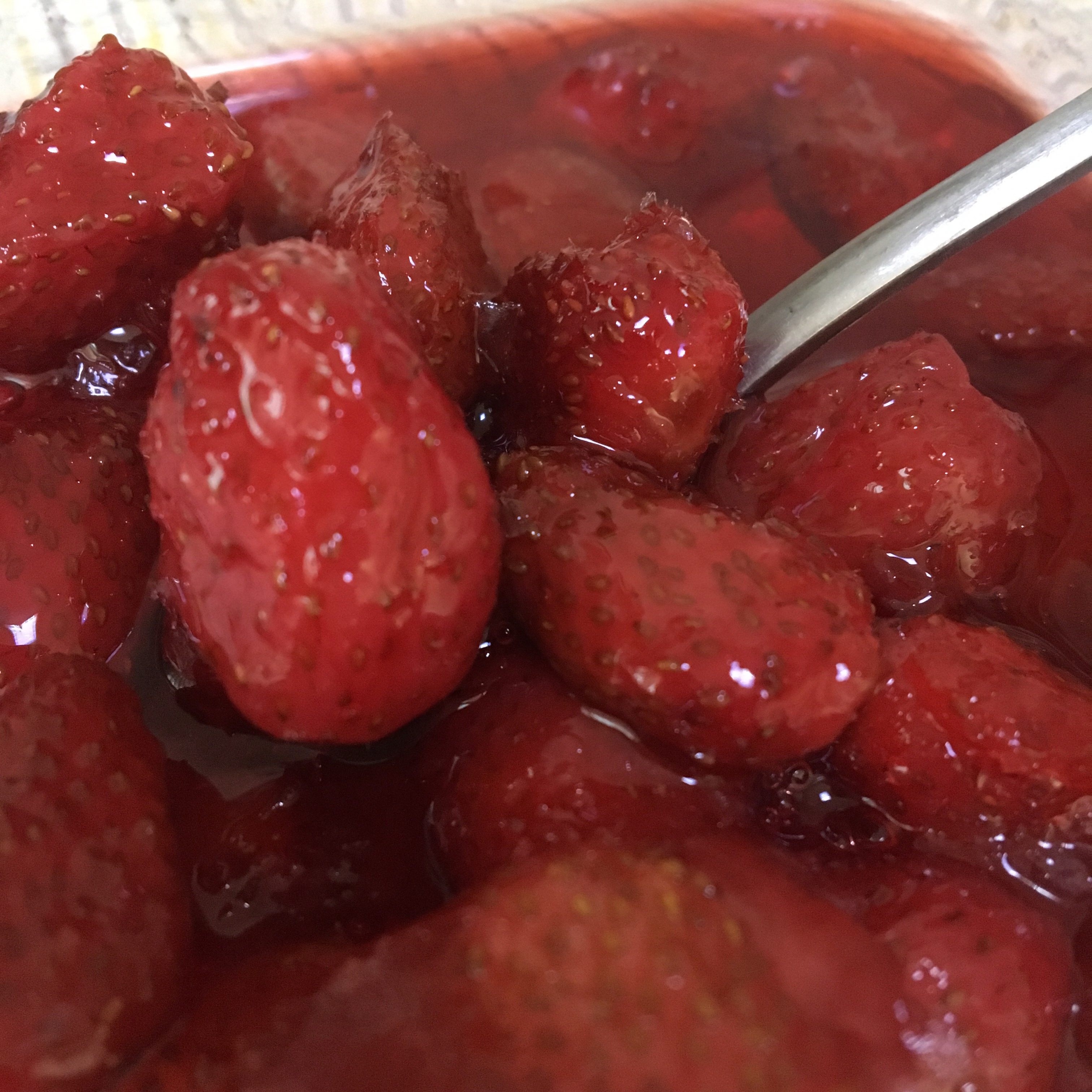 糖水草莓🍓的做法