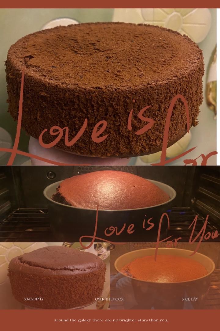 低油低糖双色软妹戚风（可可&原味）