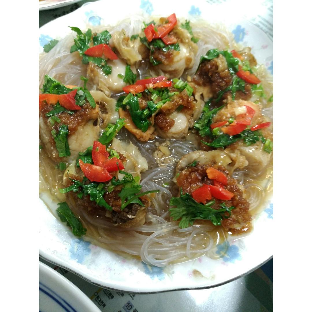 蒜蓉粉丝蒸扇贝