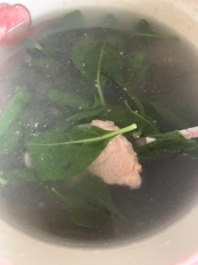 家常瘦肉枸杞叶汤