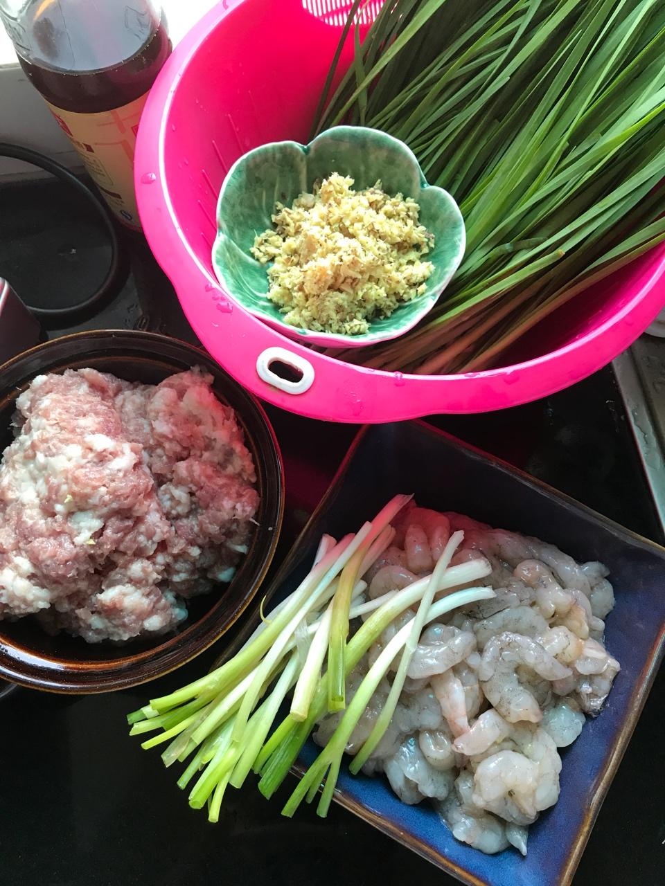 韭菜虾仁鲜肉水饺
