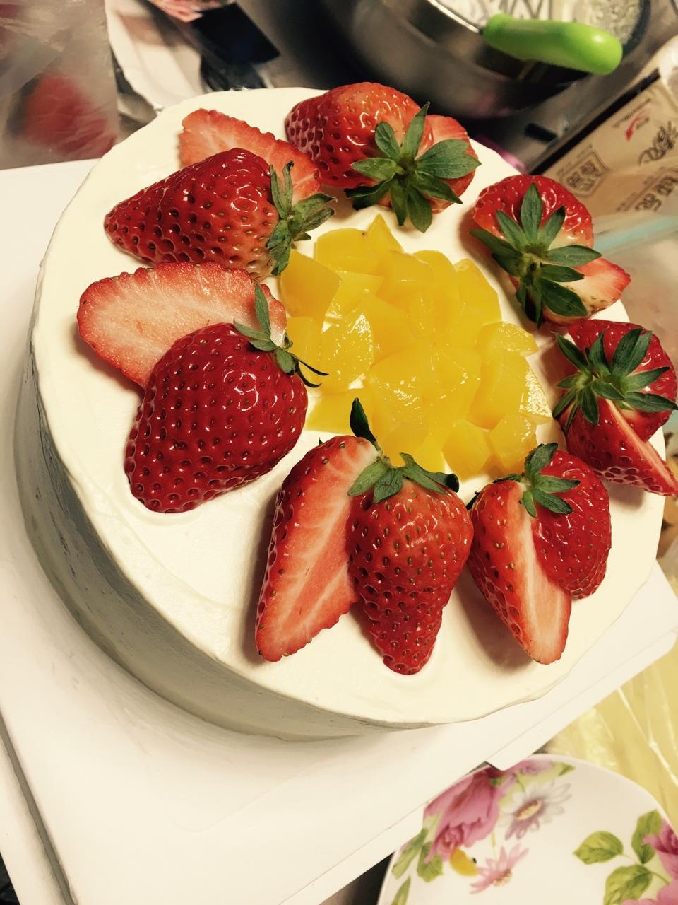 《Tinrry+》草莓奶油蛋糕（8寸配方）