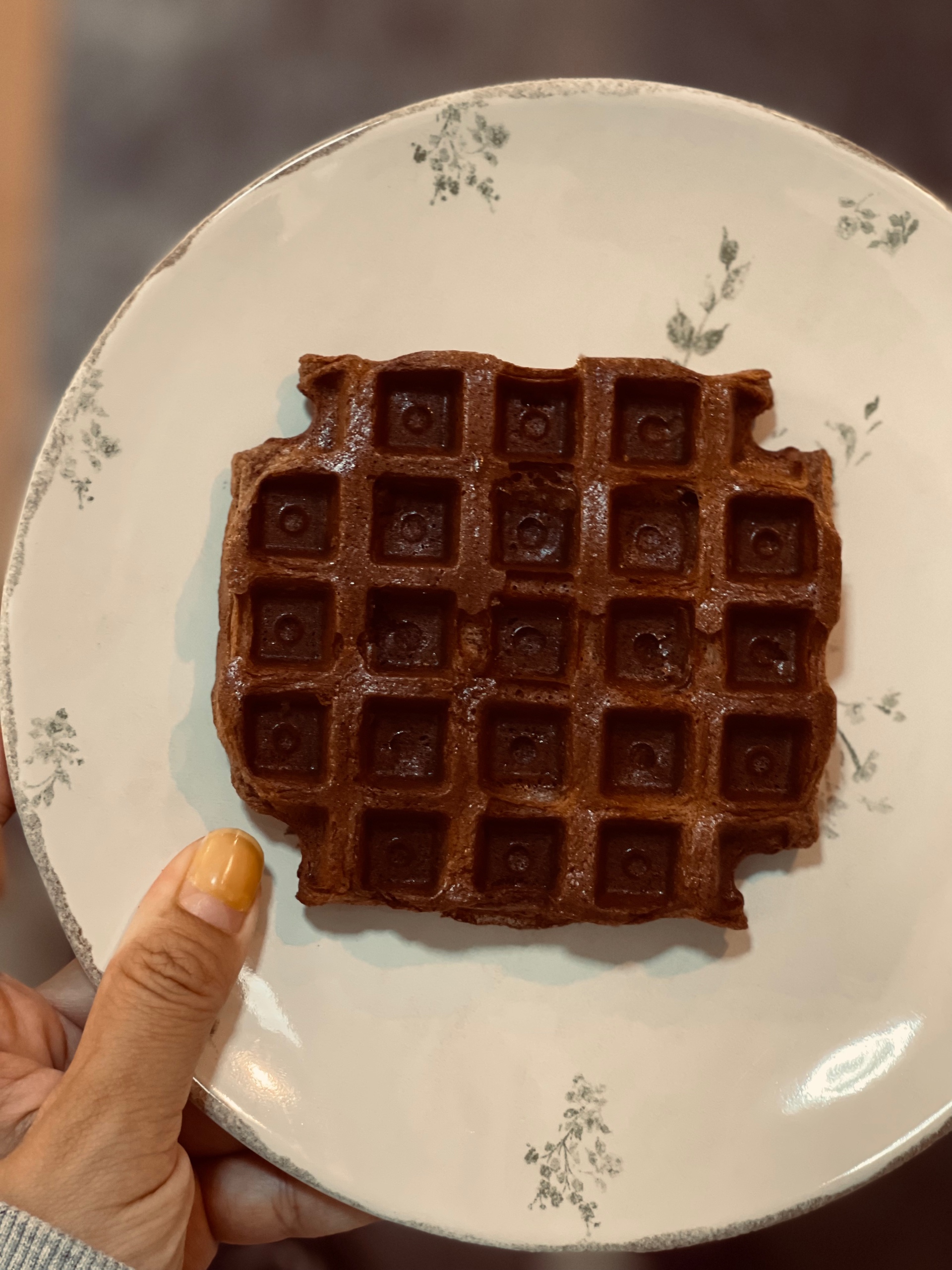 巧克力Waffle的做法