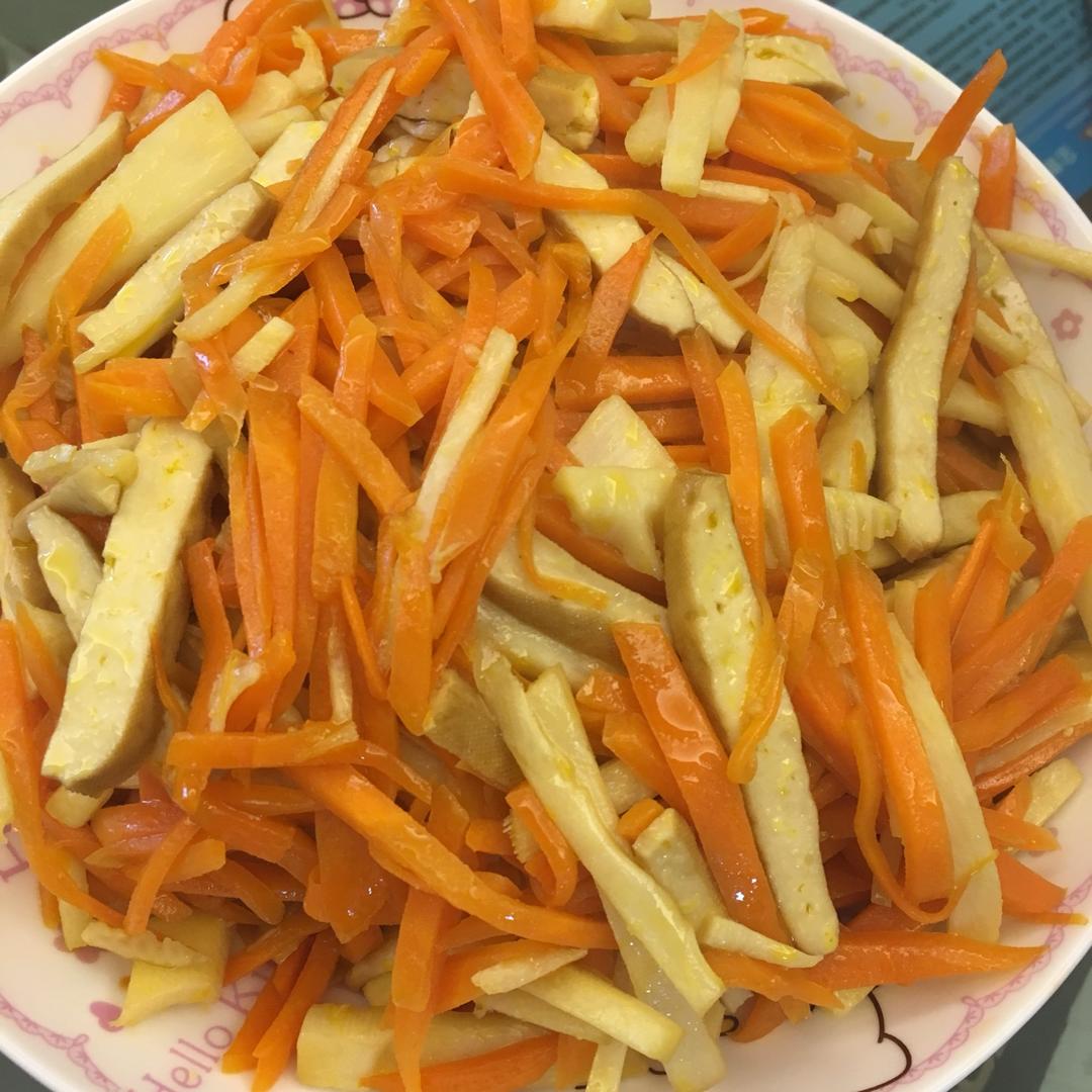 王议婷做的竹笋炒三丝