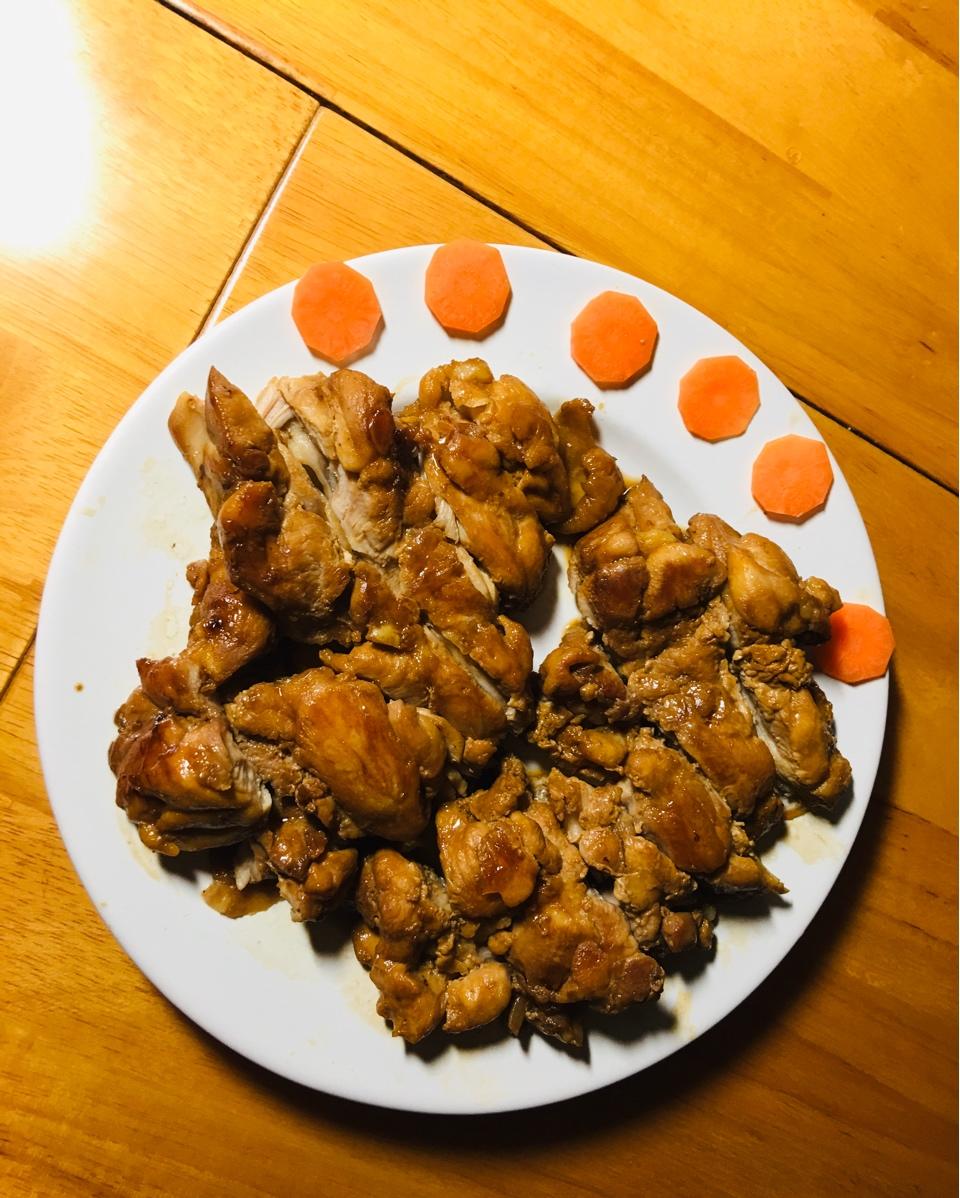 照烧蒜香版鸡腿饭的做法