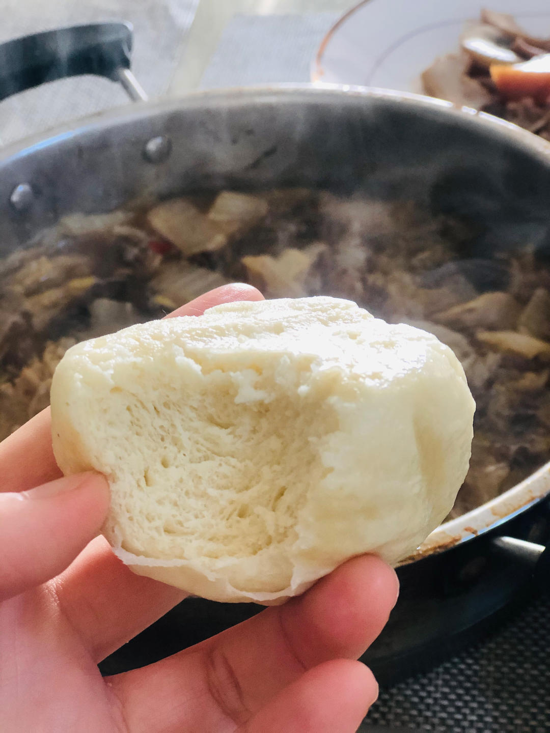 奶香大馒头 消耗淡奶油