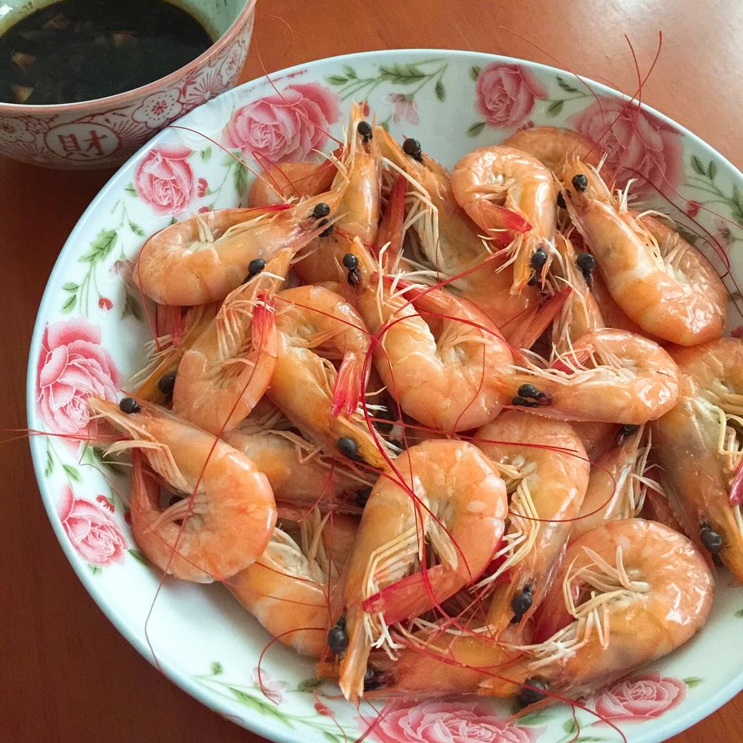 白灼基围虾
