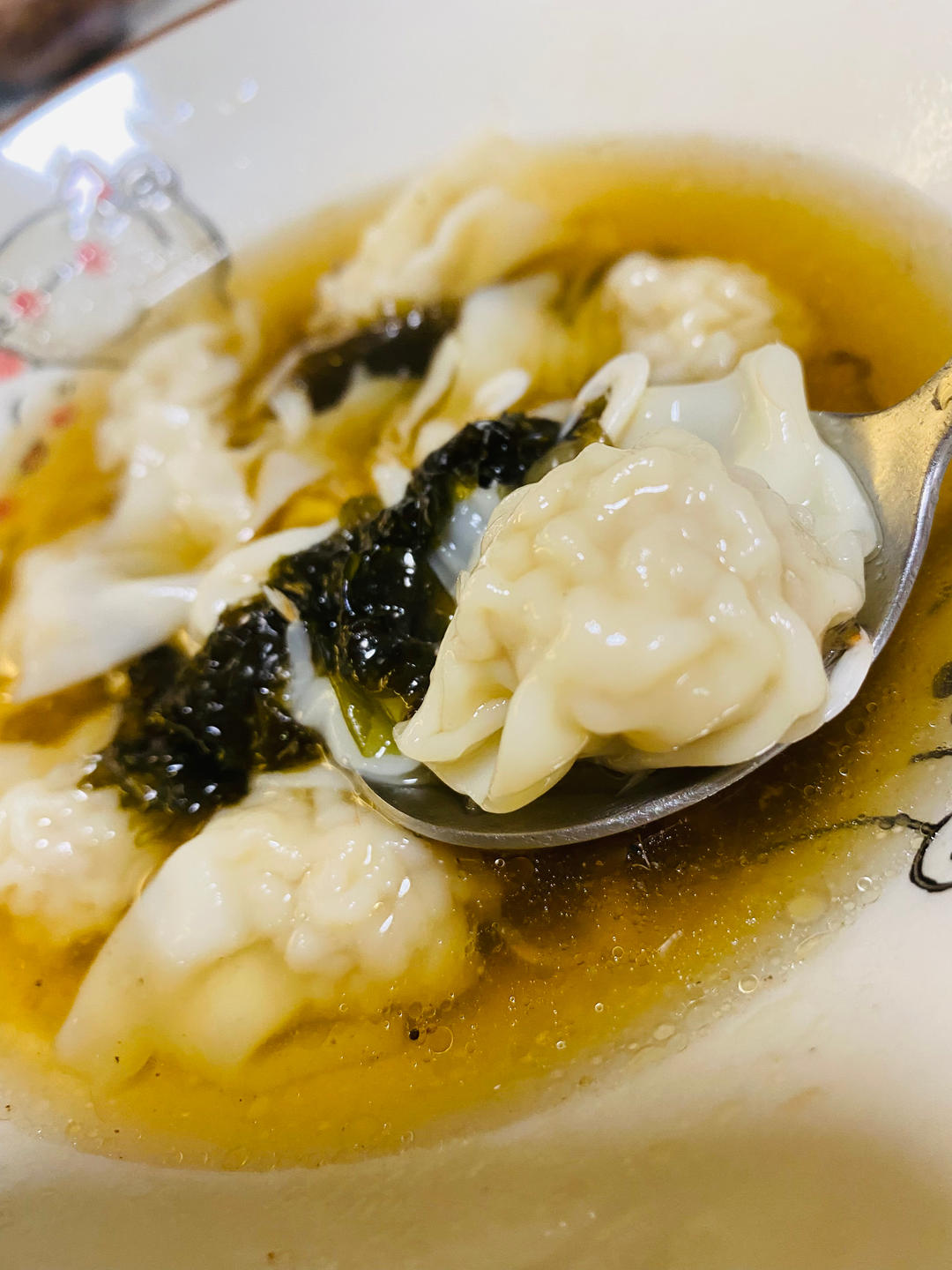 肉不柴的馄饨馅