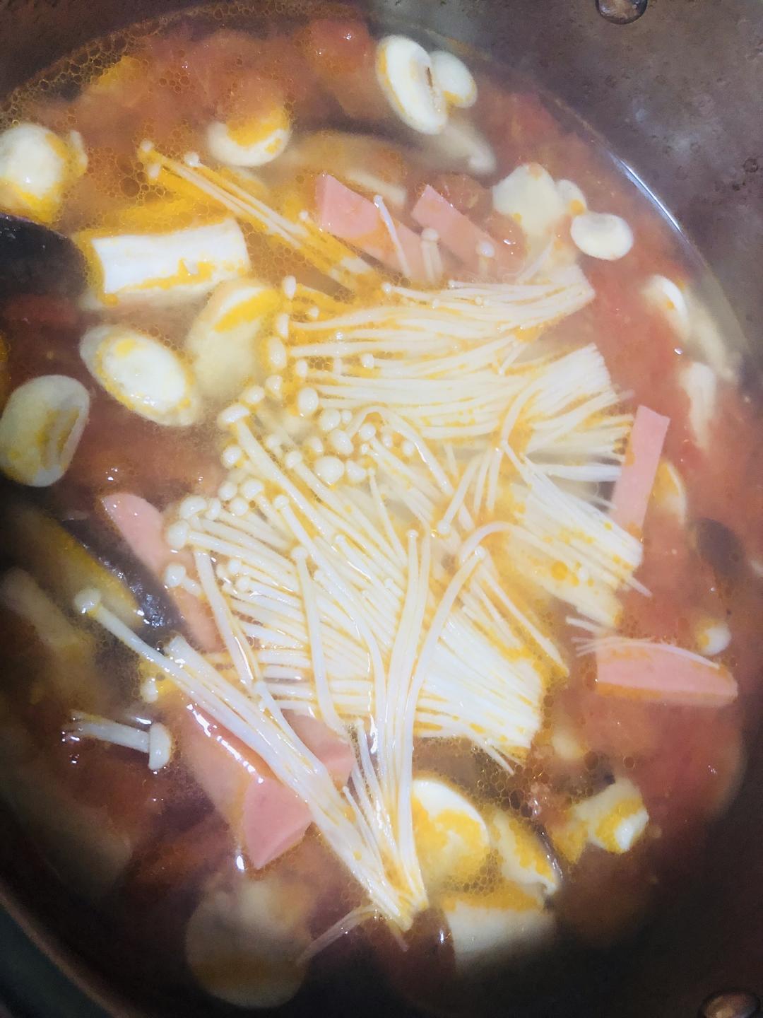 快手番茄蘑菇汤