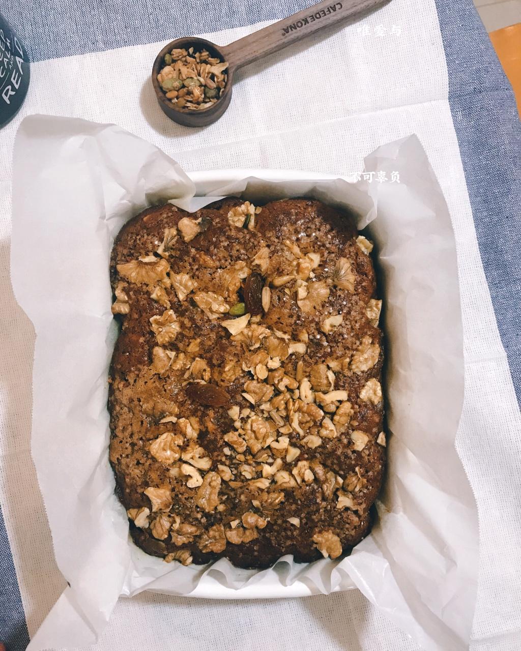 香蕉核桃磅蛋糕 Banana & Walnut Pound Cake