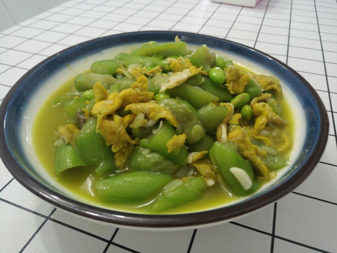 丝瓜炒蛋