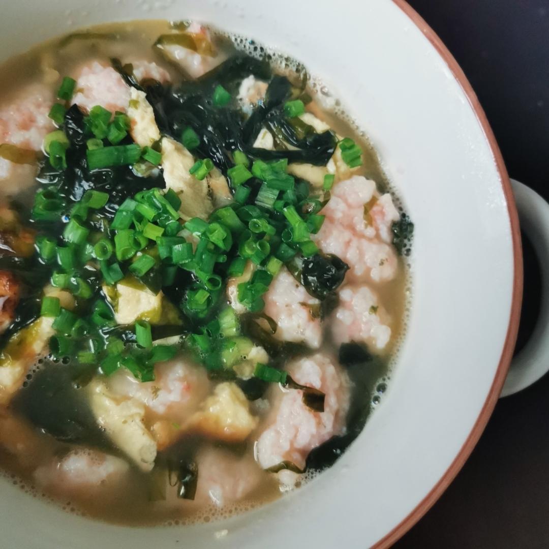 紫菜虾滑汤