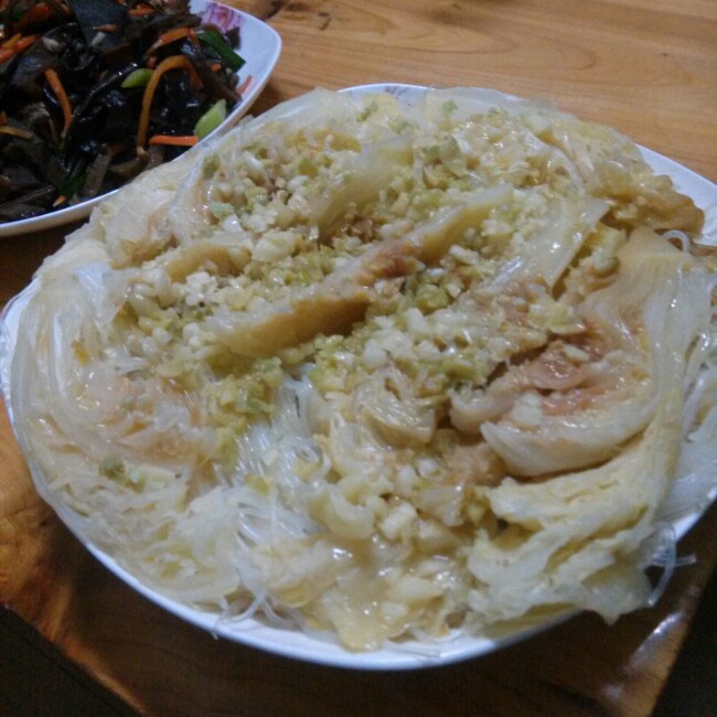 蒜蓉粉丝娃娃菜