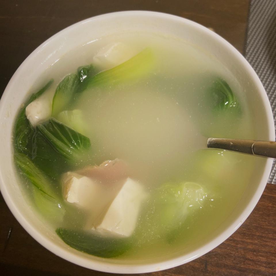 青菜豆腐汤