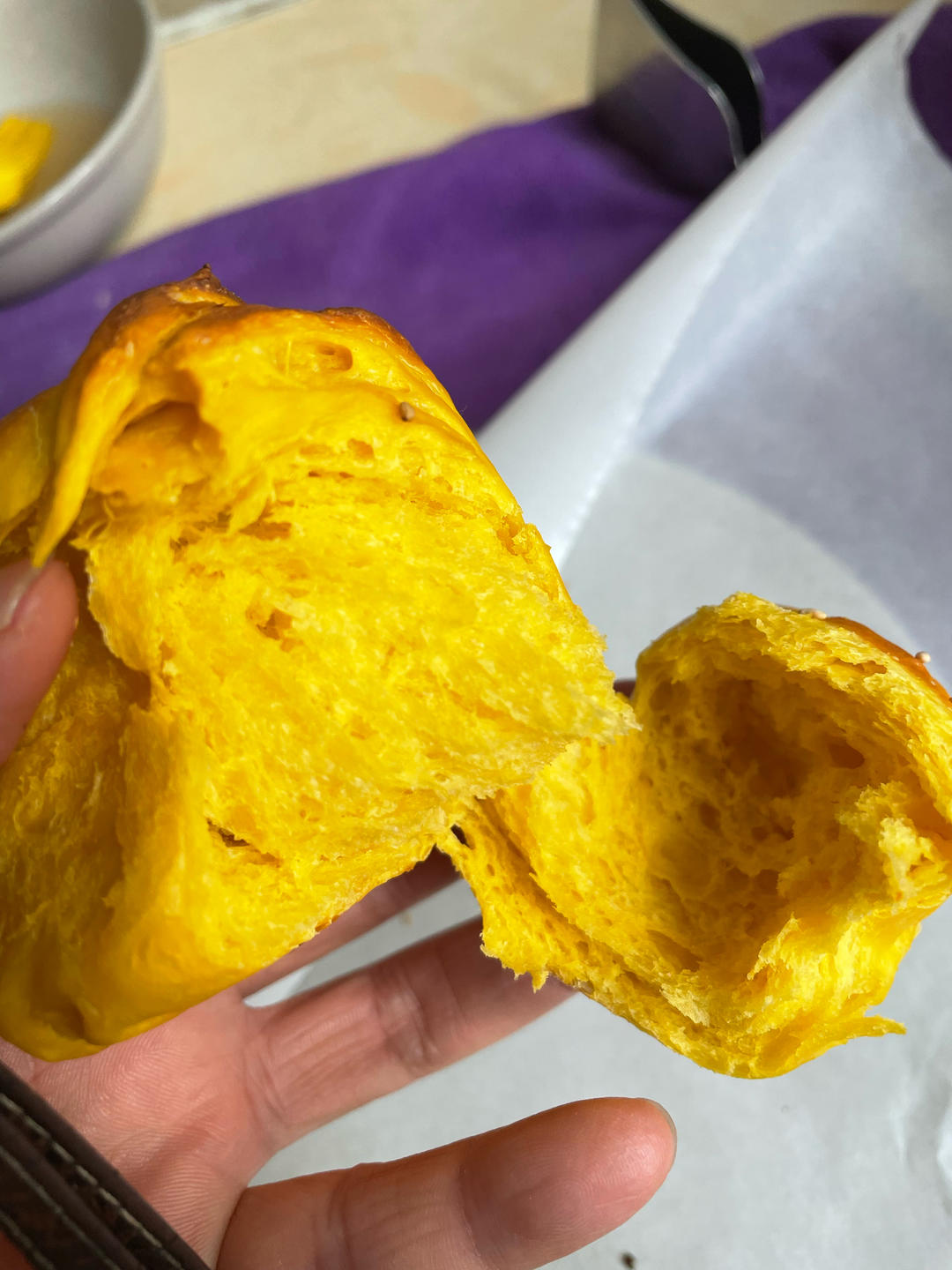 纯奶手撕吐司的做法 步骤1