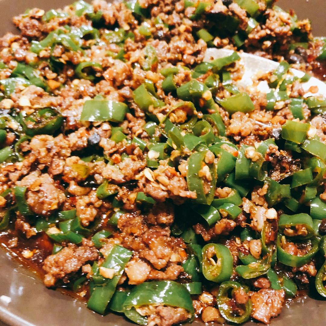 二荆条炒肉末