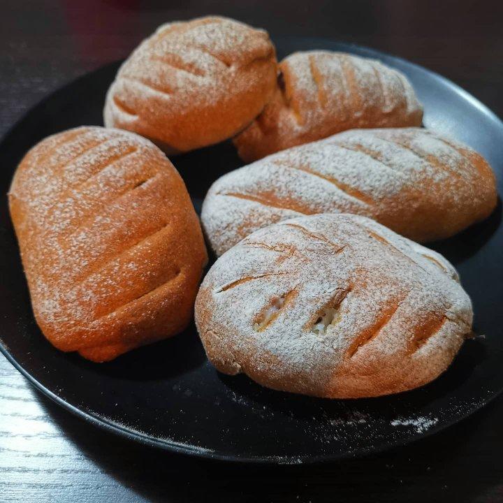 无糖减脂全麦欧包（紫薯麻薯）