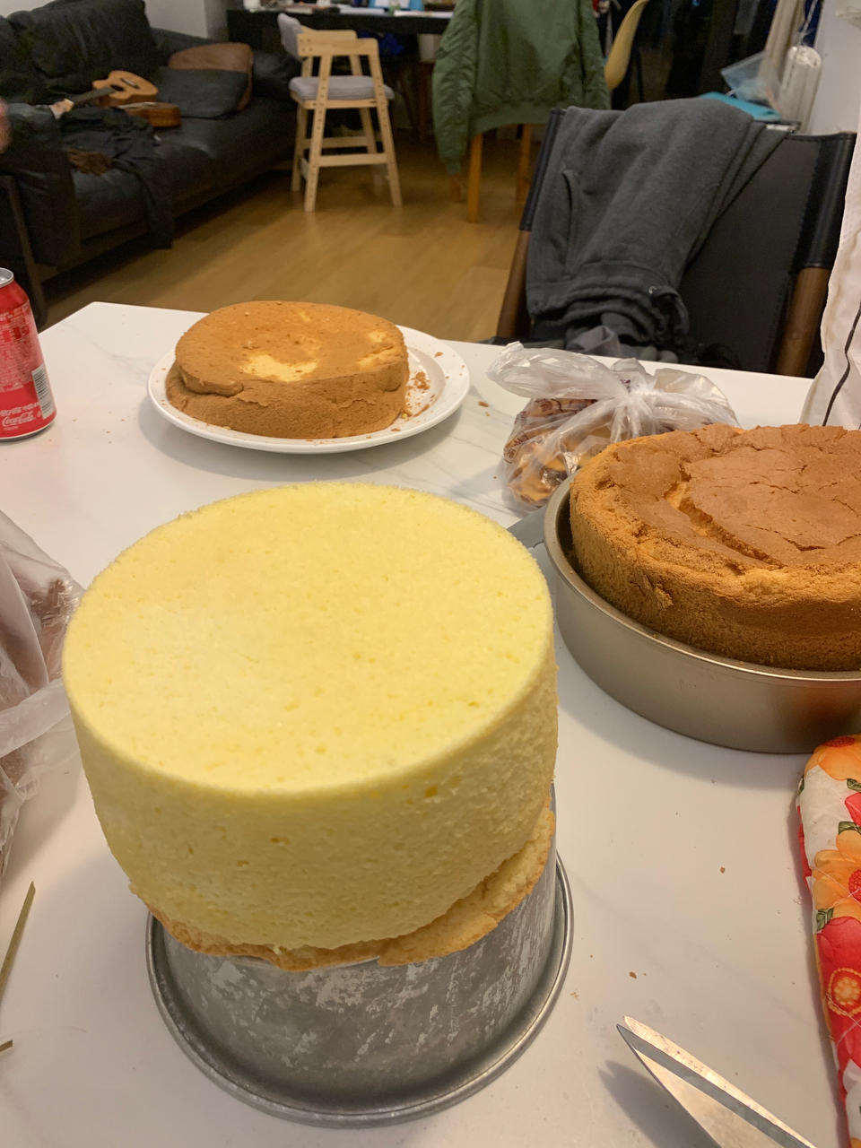 超柔软6寸戚风蛋糕(附8寸配方)零失败 超详细‼️含操作视频