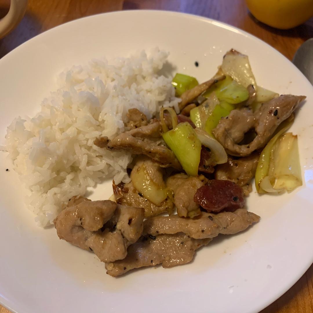 大葱炒肉（超简单版）